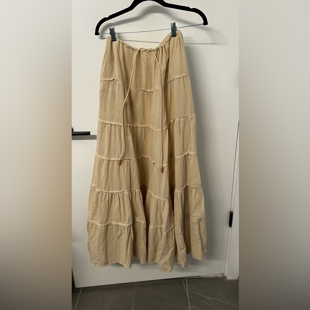 Free People simply smitten maxi skirt in tea